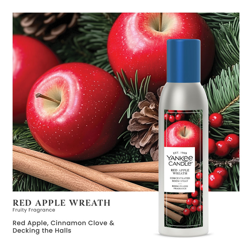 Red Apple Wreath Concentrated Room Spray - Image 2