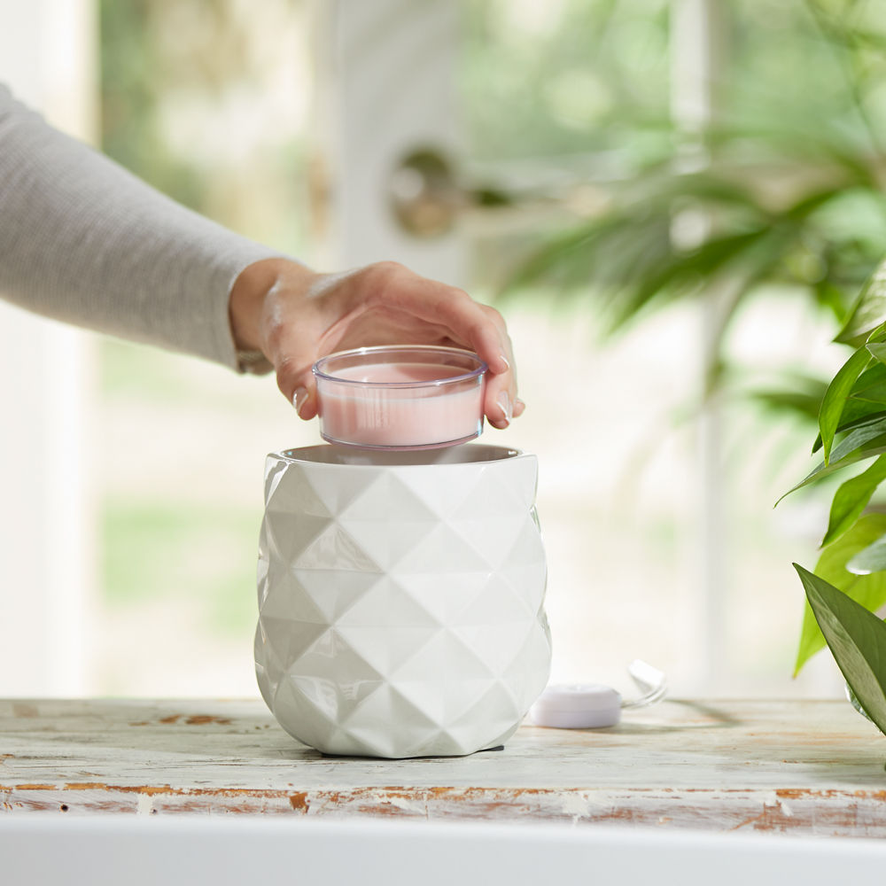Langham White Scenterpiece® MeltCup Warmer - Image 2