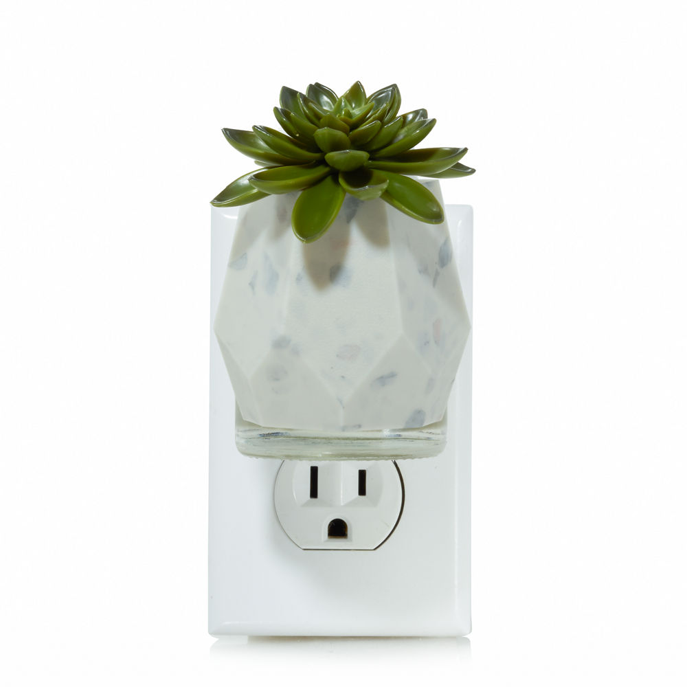 Faceted Succulent ScentPlug® Diffuser with Light - Image 2