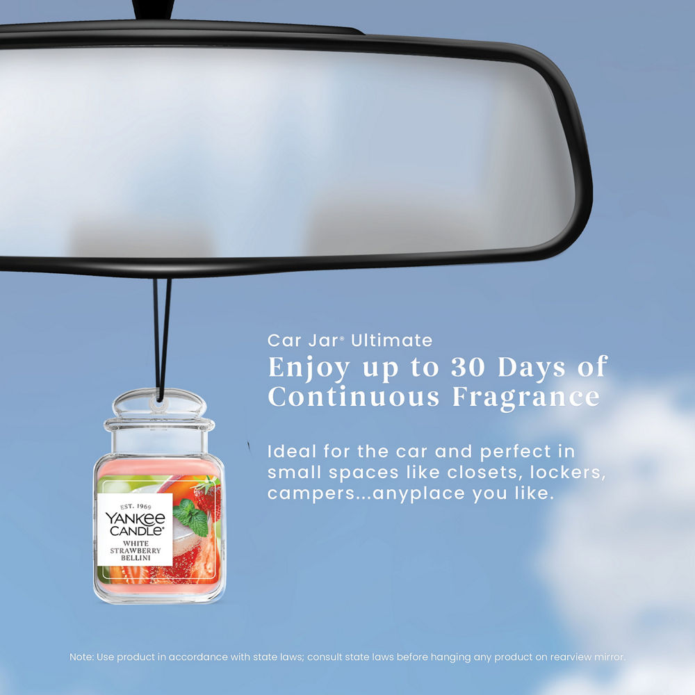 White Strawberry Bellini Car Jar® Ultimate - Image 4