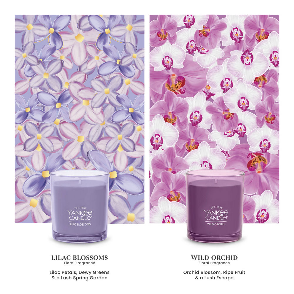 Purple Lilac Mother’s Day Candle Gift Set - Image 2
