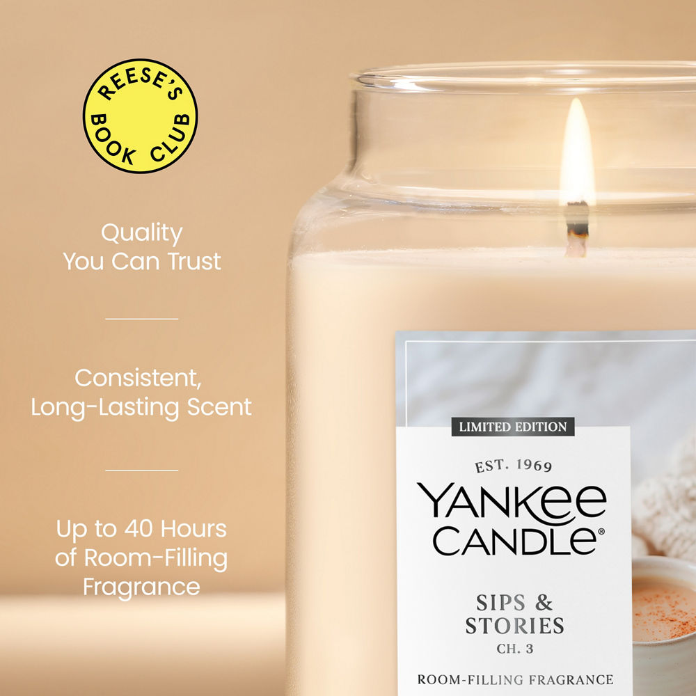 Sips & Stories Original Large Jar Candle - Image 4