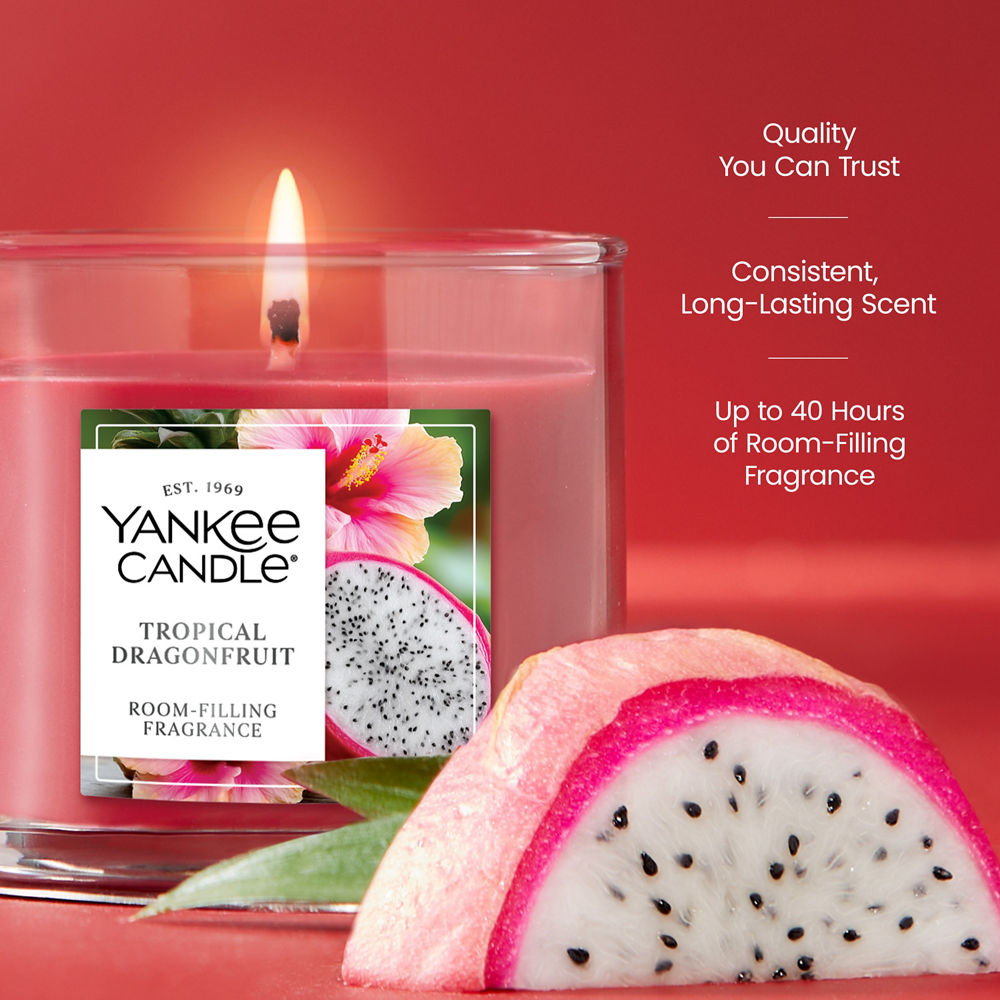 Tropical Dragonfruit Small Tumbler Candle - Image 3