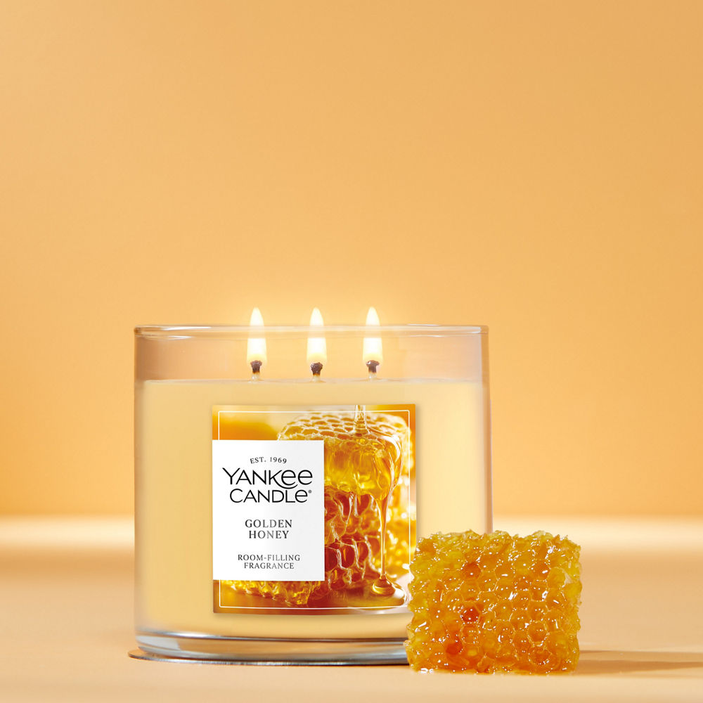 Golden Honey 3-Wick Candle - Image 2