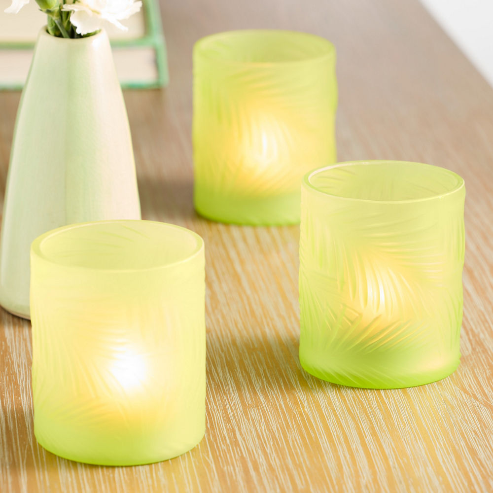 Sage Leaf Tea Light Candle Holder - Image 3