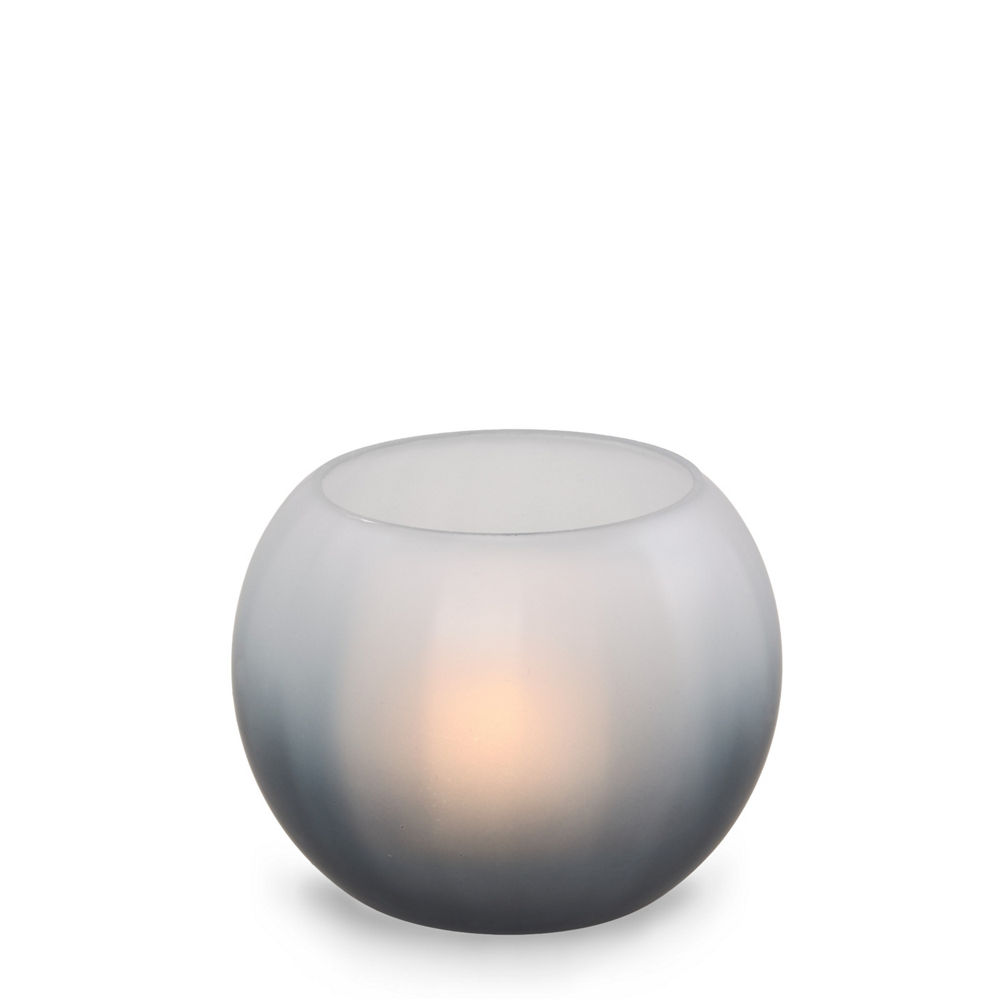 Gray Melon Tea Light Candle Holder