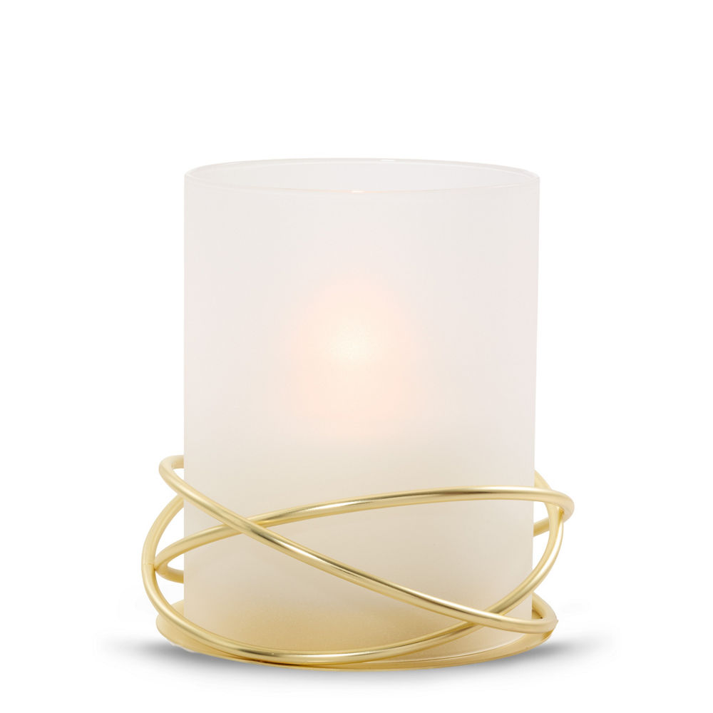 Golden Halo Jar Candle Holder - Image 2