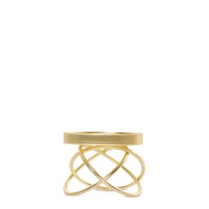 Golden Halo Candle Pedestal