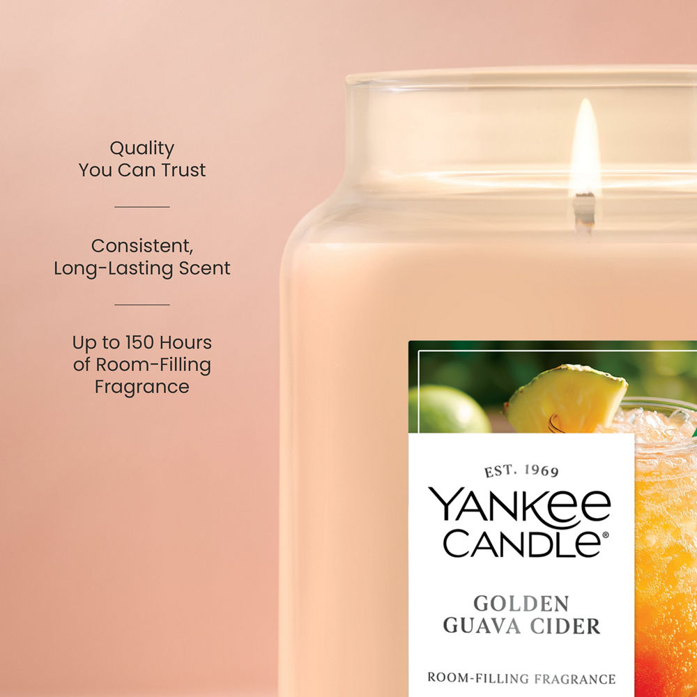 Golden Guava Cider Original Large Jar Candle - Image 4