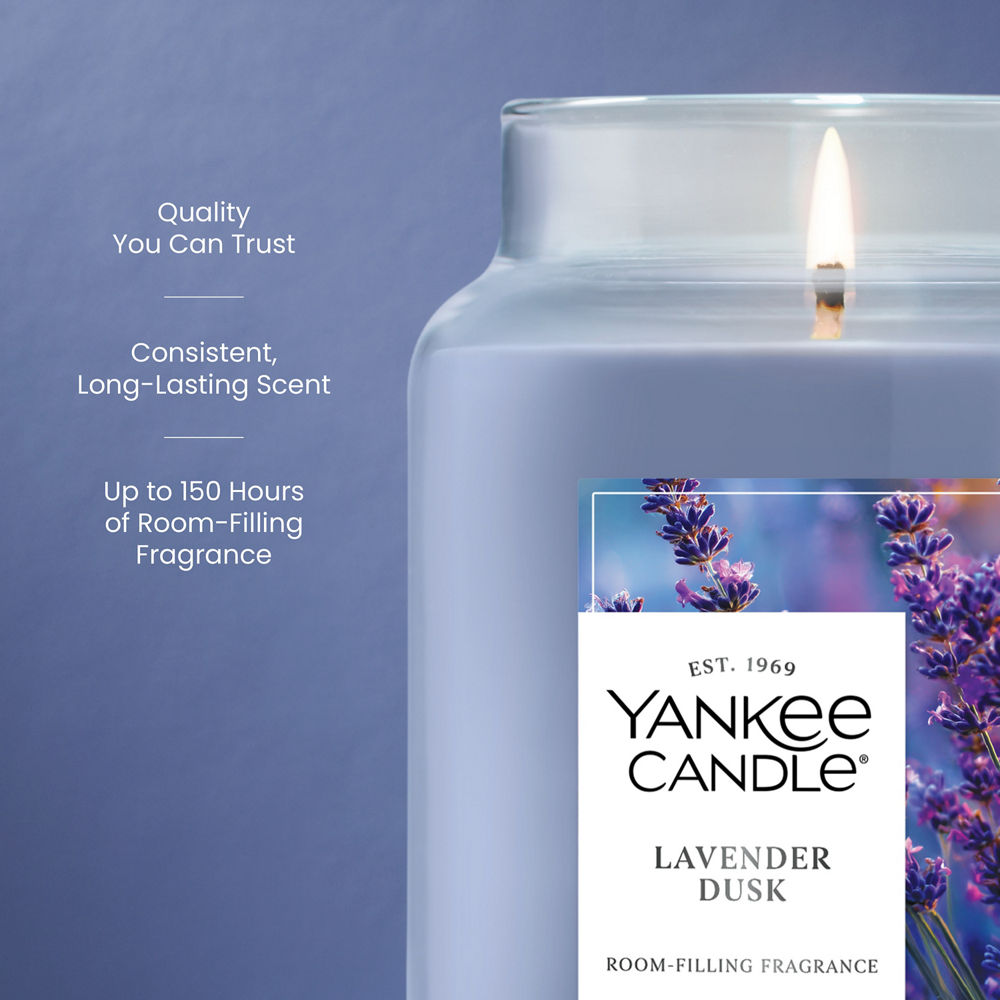 Lavender Dusk Original Large Jar Candle - Image 4
