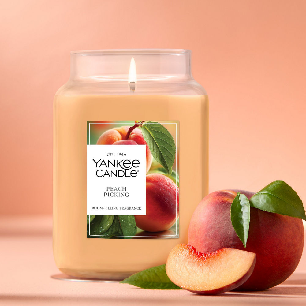 Peach Picking Original Large Jar Candle - Image 2