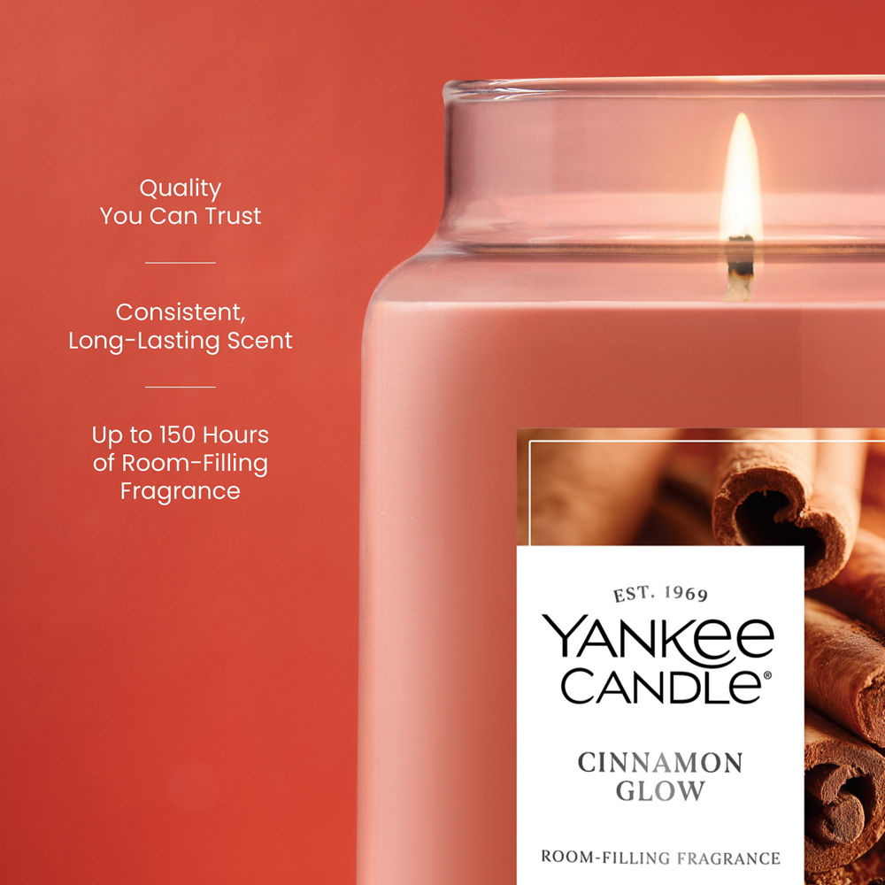 Cinnamon Glow Original Large Jar Candle - Image 3