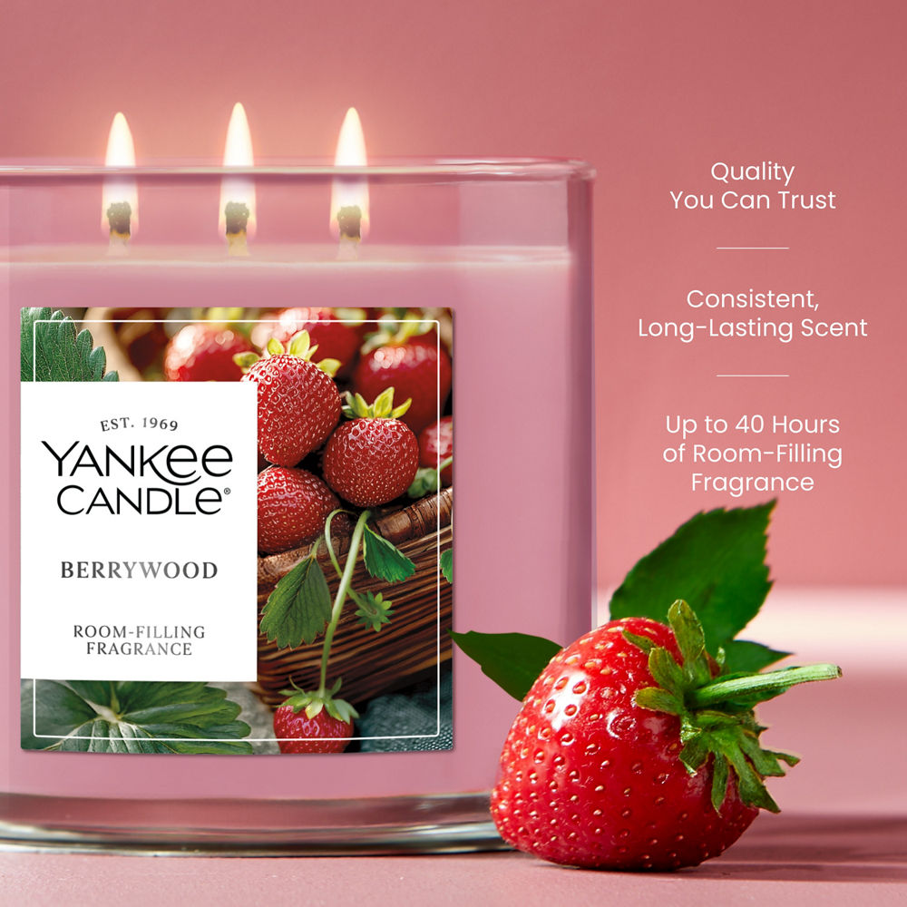 Berrywood 3-Wick Candle - Image 4