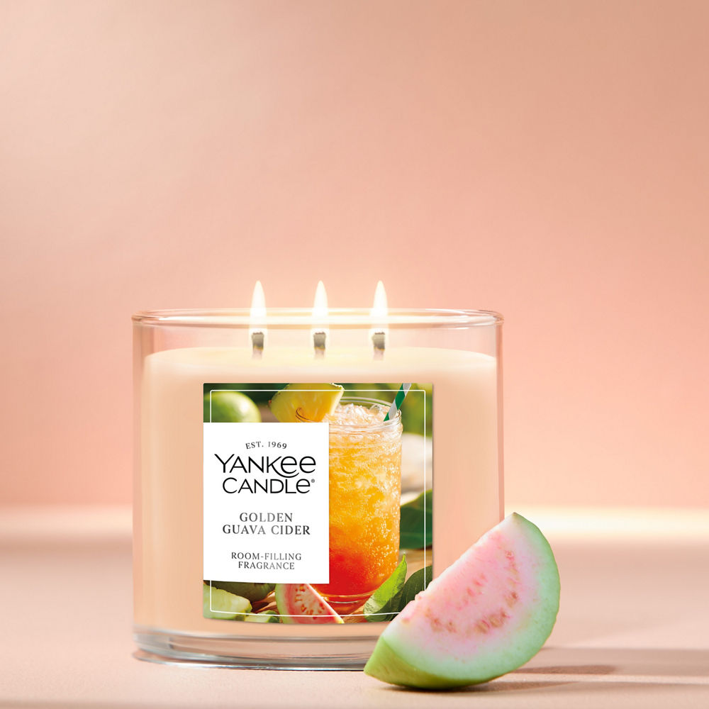 Golden Guava Cider 3-Wick Candle - Image 2