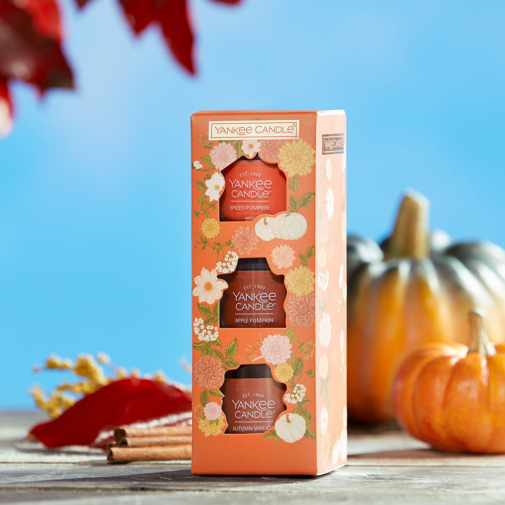 Pumpkin Season Minis Candle Gift Set Trio - Image 3