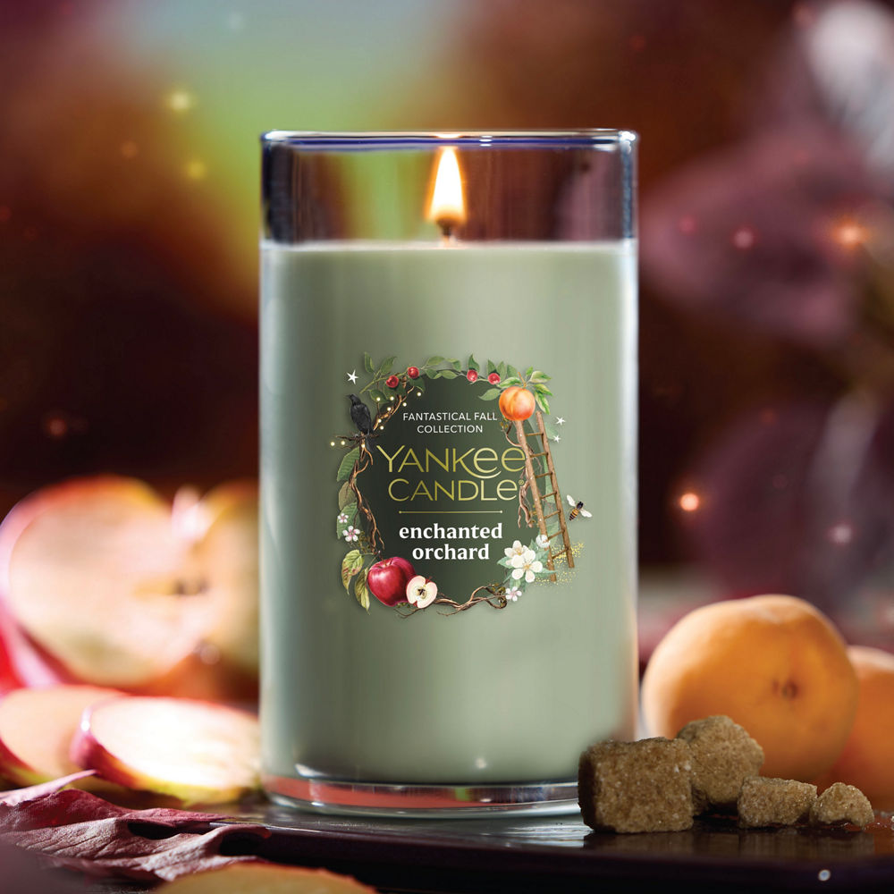 Enchanted Orchard Medium Pillar Candle - Image 2