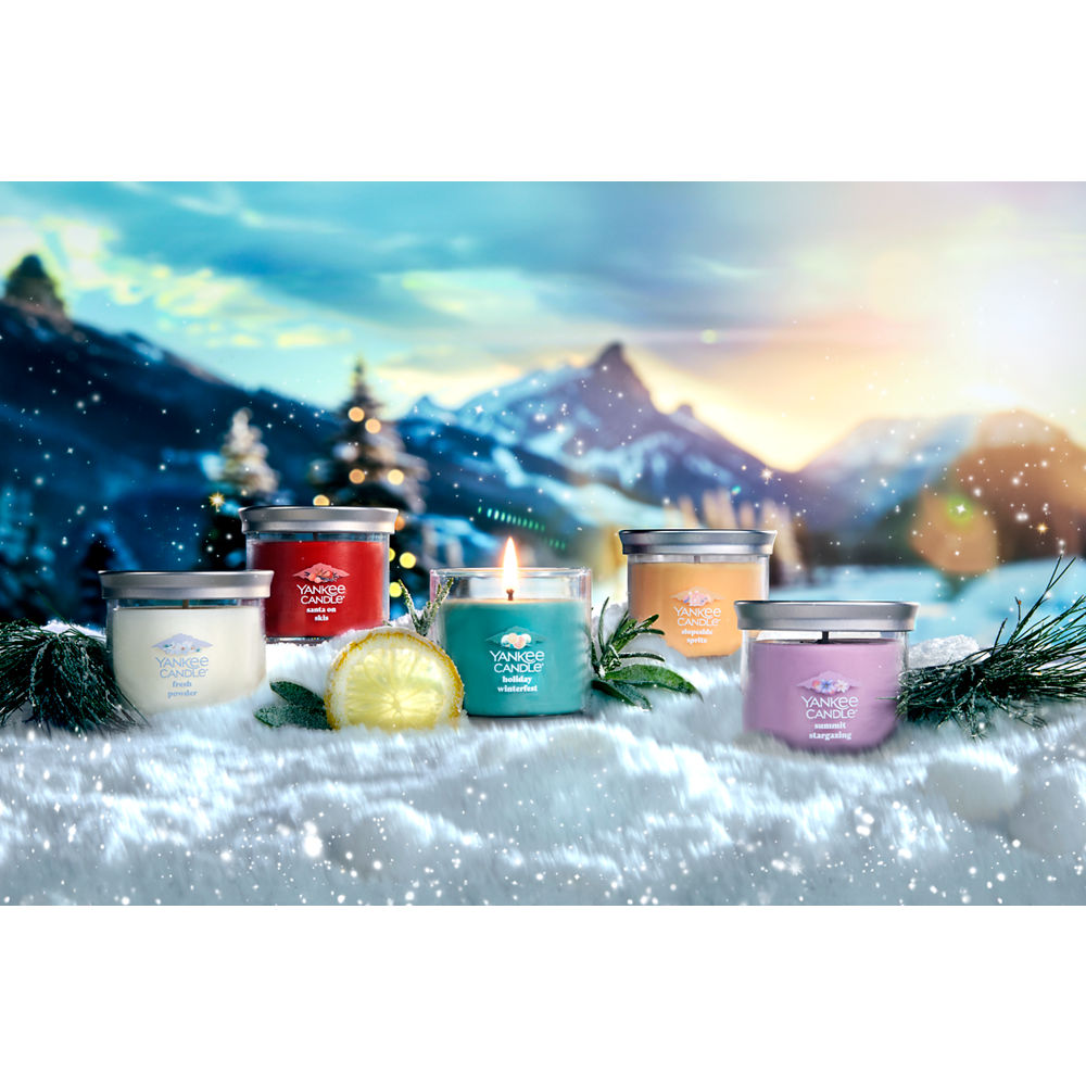Santa On Skis Small Tumbler Candle - Image 4