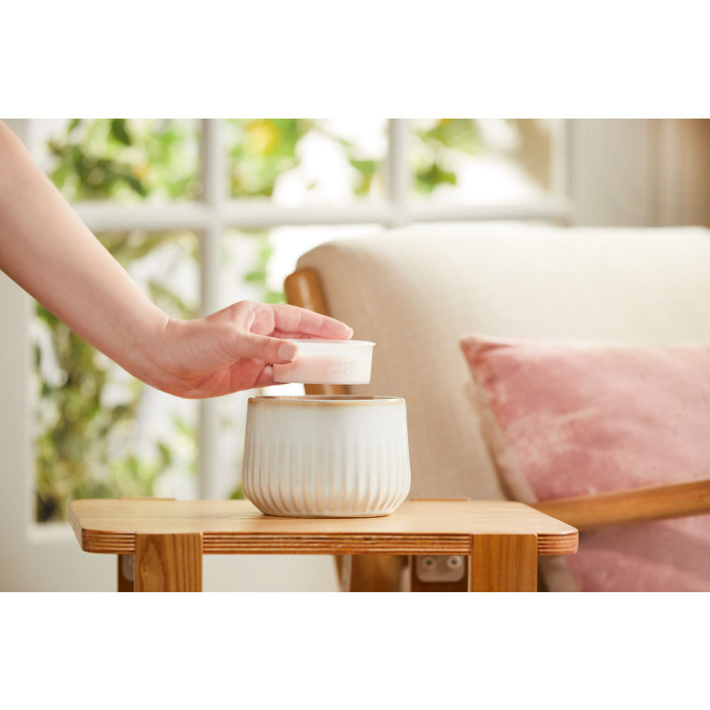 Ridged Ceramic Scenterpiece® MeltCup Warmer - Image 2