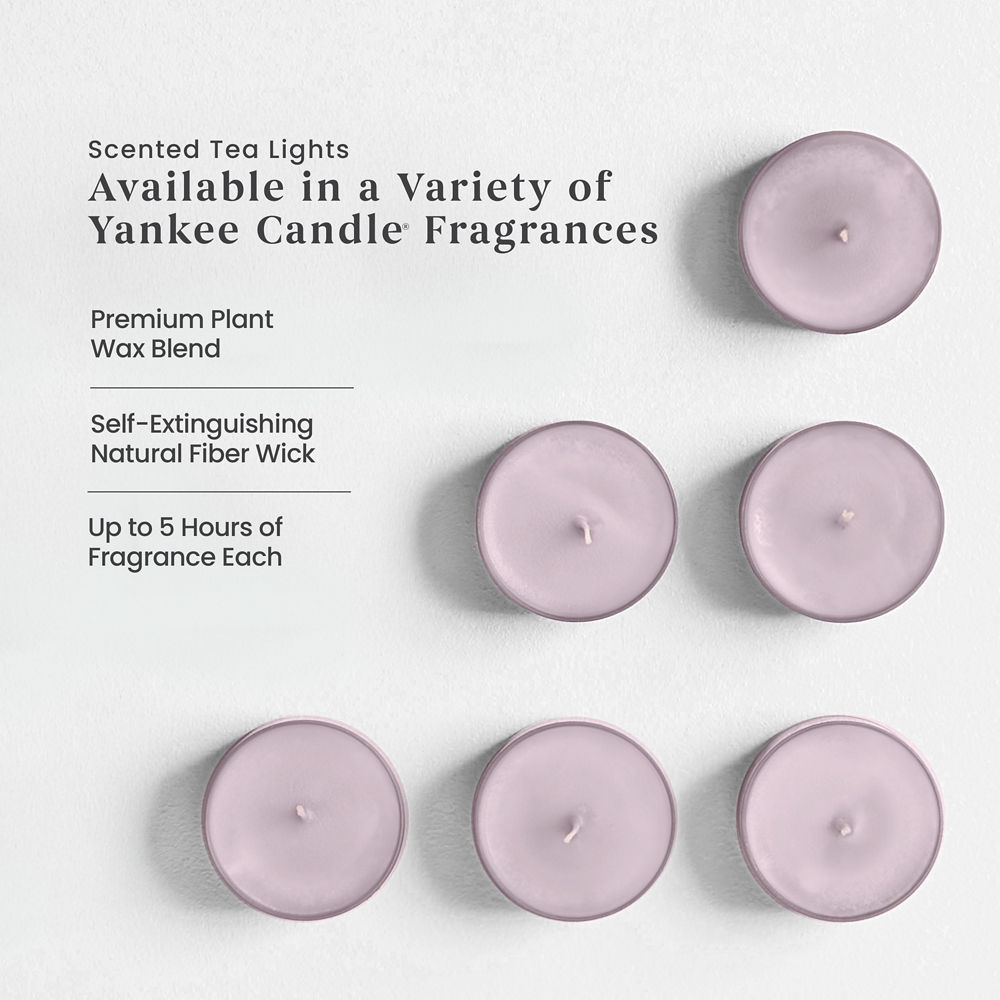 Dried Lavender & Oak Scented Tea Light Candles - Image 3